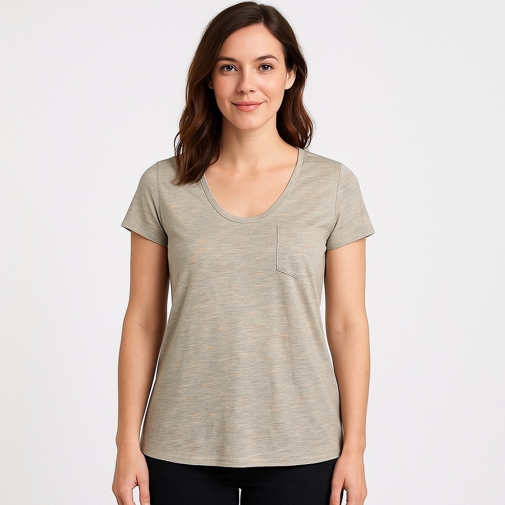 CASLON Gray Pocket Tee M